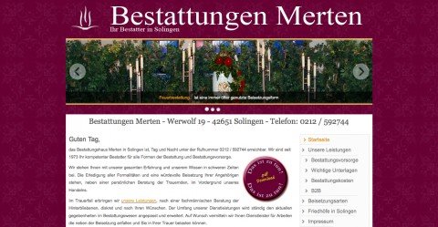 Bestattungsinstitut Merten in Solingen
